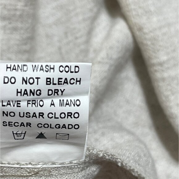 Altar'd State Linen Blend Shift Dress Cream Button Back Size L Large - Picture 7 of 7